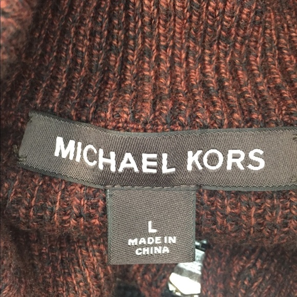 michael kors Ribbed Cardigan Sweater Size L - Picture 3 of 5